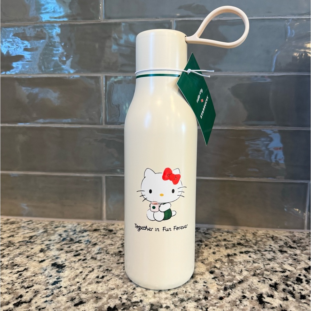 Starbucks Hello Kitty Stainless Steel Water Bottle Limited Edition 2025
